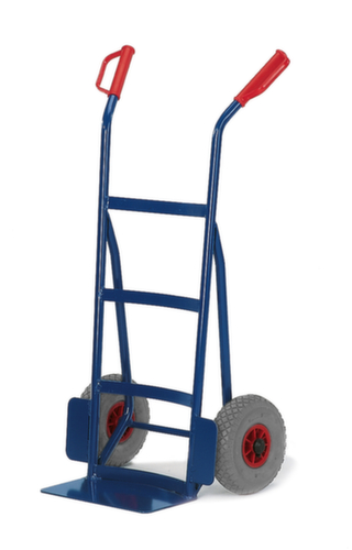 Rollcart Sackkarre mit gewölbter Rückwand, Traglast 250 kg, Luft-Bereifung Standard 1 L