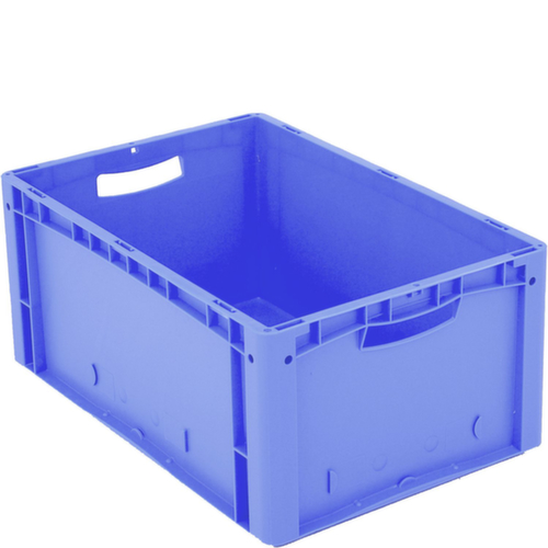 Euronorm-Stapelbehälter Ergonomic, blau, Inhalt 51 l Standard 2 L
