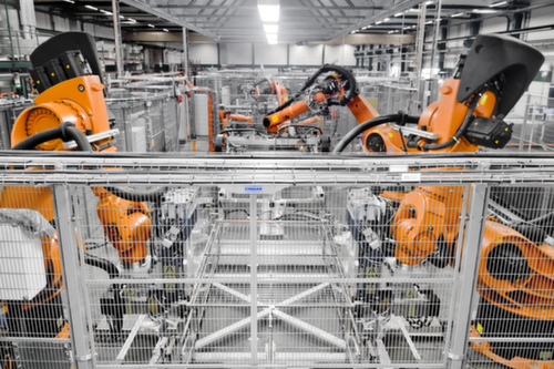 TROAX Wandelement für Maschinen-Schutzgitter, Höhe x Breite 2050 x 300 mm Milieu 4 L