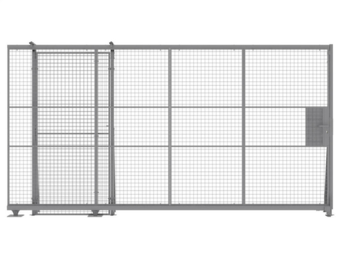 TROAX Schiebetür für Trennwandsystem, Breite 900 mm Standard 2 L