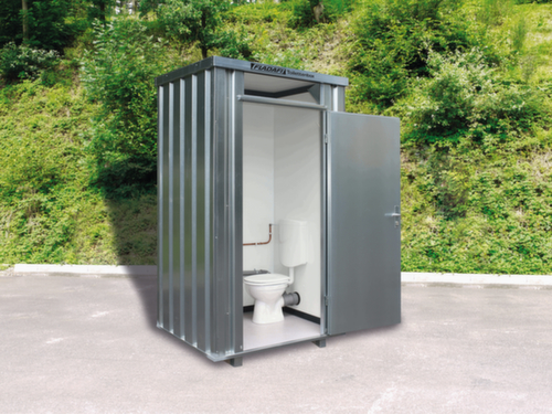 Säbu Toilettenbox, Höhe x Breite x Tiefe 2425 x 1400 x 1250 mm Milieu 1 L