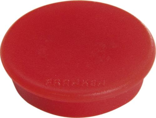 Runder Magnet, rot, Ø 32 mm Standard 1 L
