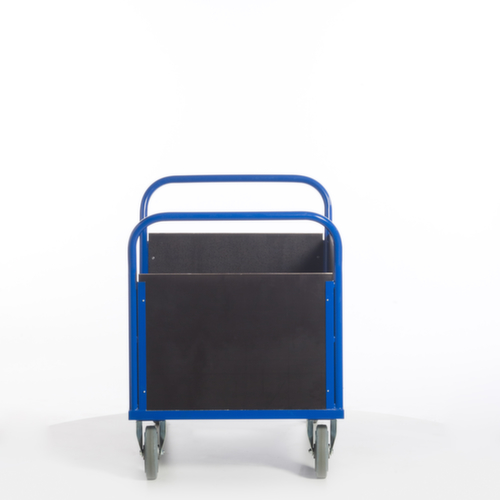 Rollcart Dreiwandwagen mit rutschsicherer Ladefläche, Traglast 1200 kg Standard 4 L