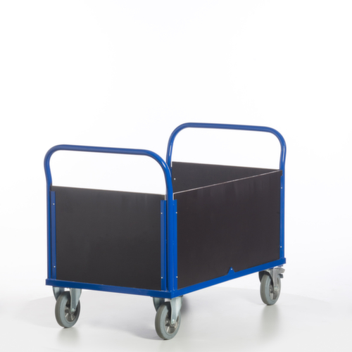 Rollcart Dreiwandwagen mit rutschsicherer Ladefläche, Traglast 1200 kg Standard 5 L
