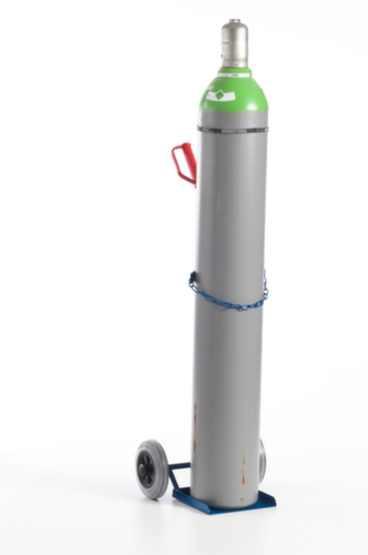 Rollcart Flaschenkarre, für 1x40/50 l Flasche, Luft-Bereifung Standard 10 L