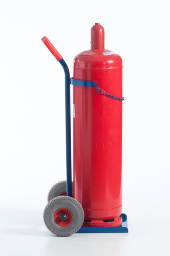 Rollcart Flaschenkarre, für 1 x 33 kg Propangas Flasche, Luft-Bereifung Standard 9 L