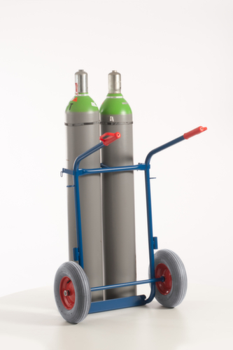 Rollcart Flaschenkarre, für 2x40/50 l Flasche, Luft-Bereifung Standard 5 L