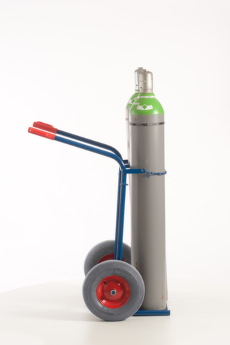 Rollcart Flaschenkarre, für 2x40/50 l Flasche, Luft-Bereifung Standard 9 L