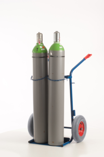 Rollcart Flaschenkarre, für 2x40/50 l Flasche, Luft-Bereifung Standard 13 L