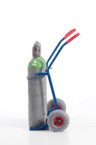 Rollcart Flaschenkarre, für 2x20 l Flasche, Luft-Bereifung Standard 3 L