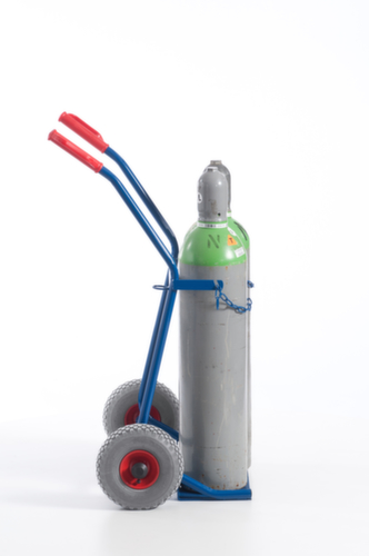 Rollcart Flaschenkarre, für 2x20 l Flasche, Luft-Bereifung Standard 9 L