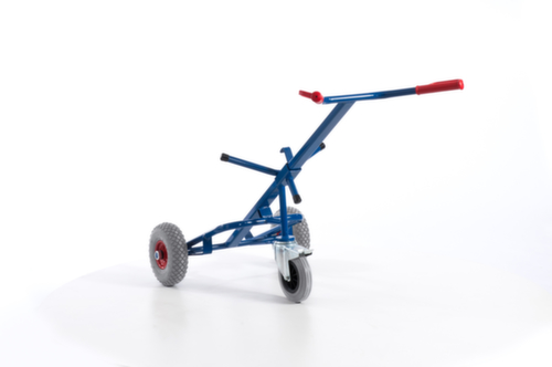 Rollcart Fasskarre mit Stützrad, Traglast 250 kg, Luft-Bereifung Standard 5 L