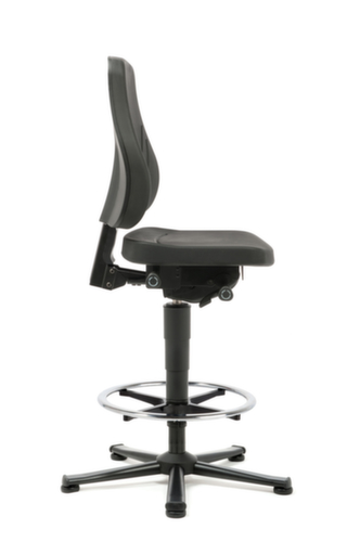 bimos Arbeitsdrehstuhl All-In-One Trend 3, Sitz PU-Schaum schwarz, mit Gleitern Standard 2 L
