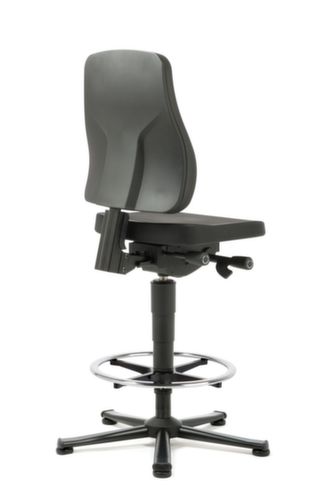 bimos Arbeitsdrehstuhl All-In-One Trend 3, Sitz PU-Schaum schwarz, mit Gleitern Standard 3 L