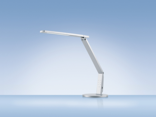 Hansa LED-Tischleuchte Vario Plus, Licht kalt- bis warmweiß, silber Standard 2 L