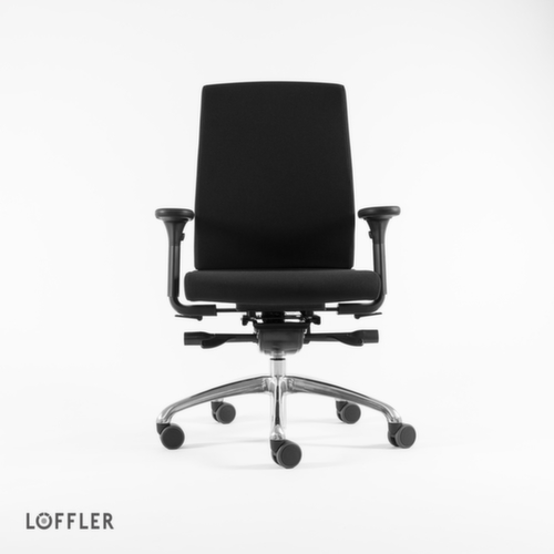 Löffler Drehstuhl Figo, schwarz Standard 2 L