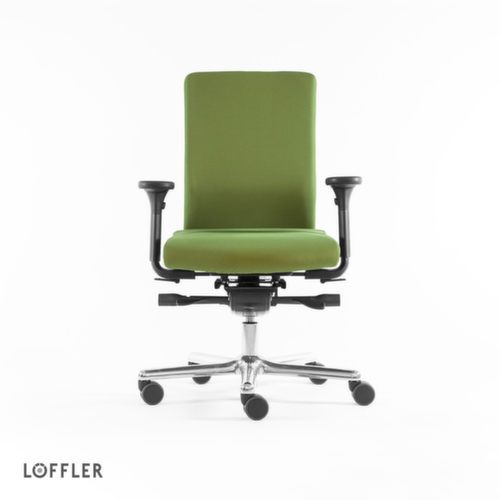 Löffler Bürodrehstuhl mit Kyphosenlehne, grün Standard 2 L