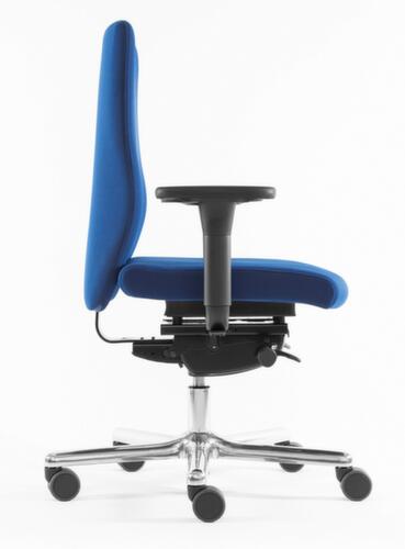 Löffler Bürodrehstuhl mit Kyphosenlehne, blau Standard 3 L