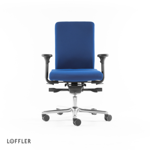Löffler Bürodrehstuhl mit viskoelastischem Sitz, blau Standard 2 L