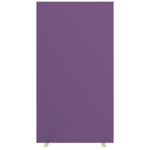 Paperflow Trennwand mit beidseitigem Stoffbezug, Höhe x Breite 1740 x 940 mm, Wand lila Standard 1 L