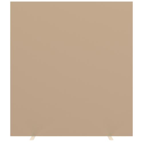 Paperflow Trennwand mit beidseitigem Stoffbezug, Höhe x Breite 1740 x 1600 mm, Wand sandfarben Standard 1 L