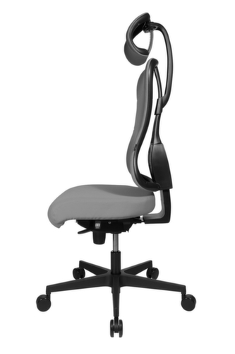 Topstar Bürodrehstuhl Art Comfort mit Kopfstütze, grau Standard 7 L