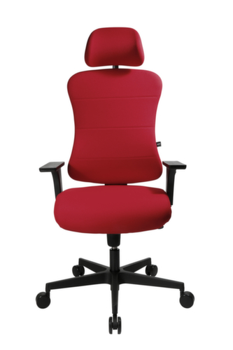 Topstar Bürodrehstuhl Art Comfort mit Kopfstütze, rot Standard 5 L