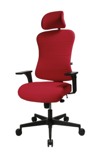 Topstar Bürodrehstuhl Art Comfort mit Kopfstütze, rot Standard 6 L