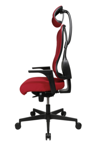 Topstar Bürodrehstuhl Art Comfort mit Kopfstütze, rot Standard 7 L
