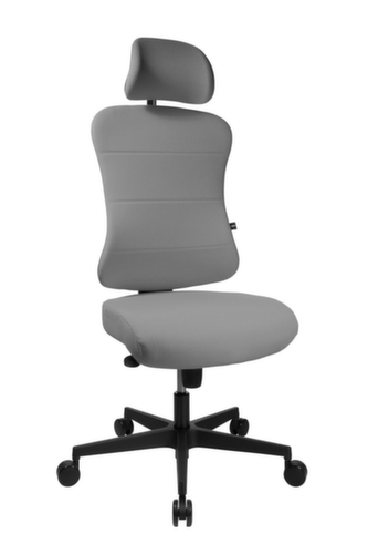 Topstar Bürodrehstuhl Art Comfort mit Kopfstütze, grau Standard 8 L