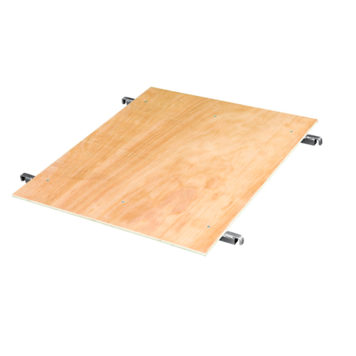 Holzboden für Rollbehälter, Breite x Tiefe 600 x 720 mm Standard 1 L