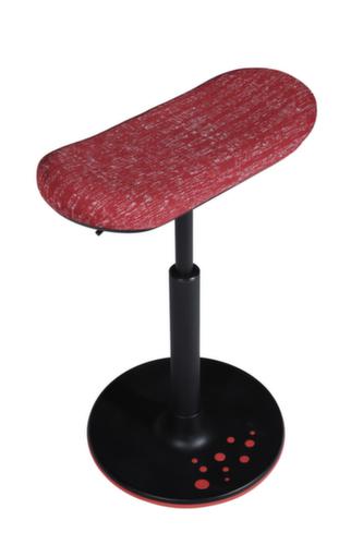 Topstar Sitz-/Stehhilfe Sitness H2 mit Skateboard-Sitz, Sitzhöhe 570 - 770 mm, Sitz rot Standard 2 L
