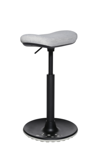 Topstar Sitz-/Stehhilfe Sitness H2 mit Skateboard-Sitz, Sitzhöhe 570 - 770 mm, Sitz grau Standard 3 L