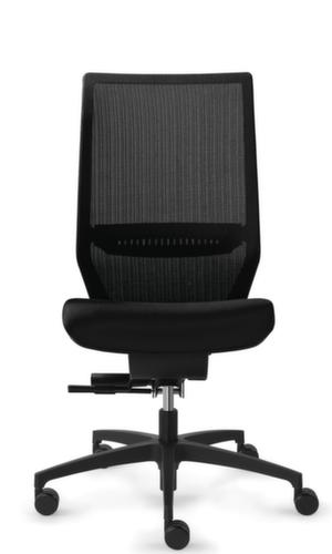 Dauphin Bürodrehstuhl Shapemesh Plus mit Synchronmechanik, hohe Rückenlehne, schwarz Standard 1 L