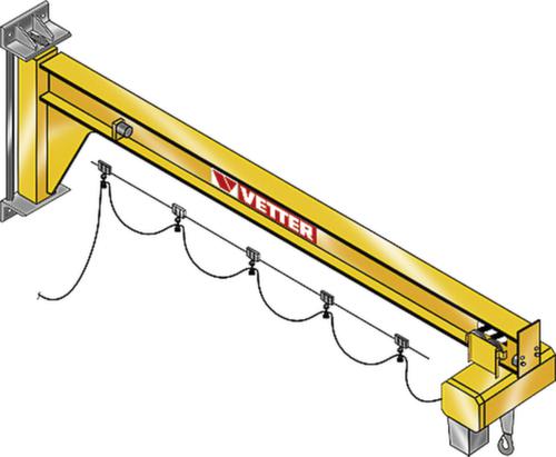 Vetter Wand-Schwenkkran ASSISTENT mit niedriger Bauhöhe Standard 1 L