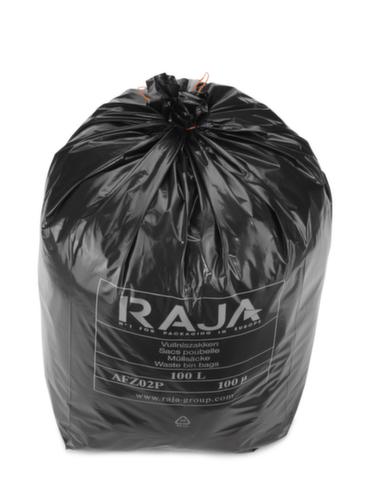 Raja Müllsack für schwere Abfälle, 100 l, schwarz Standard 2 L