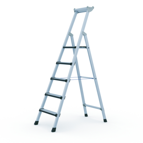 ZARGES Standard-Stufenleiter ein- oder beidseitig begehbar Standard 4 L