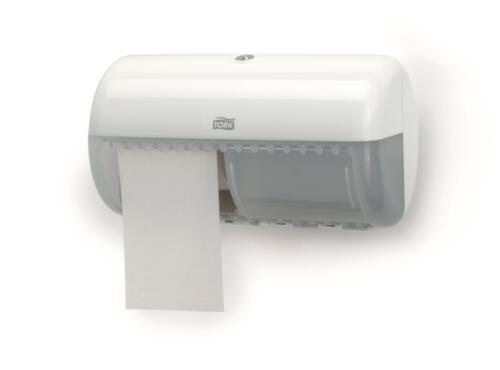 Toilettenpapierspender für 2 Rollen, ABS, weiß Standard 1 L