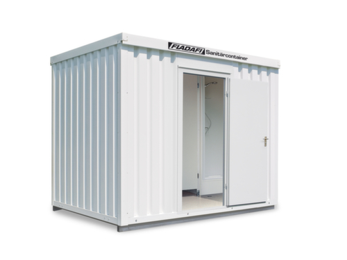 Säbu Dusch-/Toilettencontainer FLADAFI® 2.3, Höhe x Breite x Tiefe 2500 x 3050 x 2170 mm