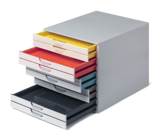 Durable Schubladenbox VARICOLOR® MIX in weiß, für DIN A4/DIN C4/Folio Standard 2 L