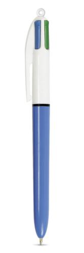 BIC® Mehrfarbkugelschreiber, Schriftfarbe schwarz/rot/blau/grün, Schaft blau/weiß Standard 1 L