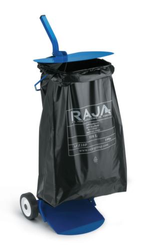 Fahrbarer Müllsackständer, für 110-Liter-Säcke, blau, Deckel blau Standard 2 L