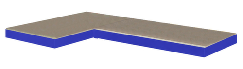 Spanplattenboden für Lager-Eckregal, Breite x Tiefe 890 x 390 mm Standard 1 L