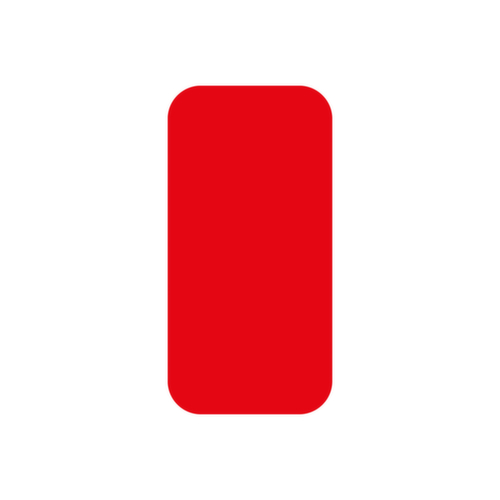 EICHNER Klebesymbol, Rechteck, rot Standard 1 L