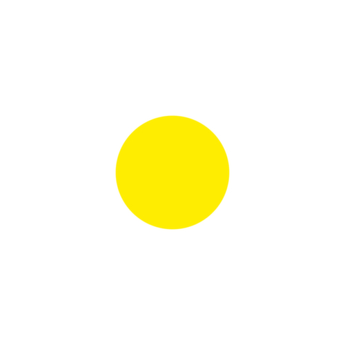 EICHNER Klebesymbol, Kreis, gelb Standard 1 L