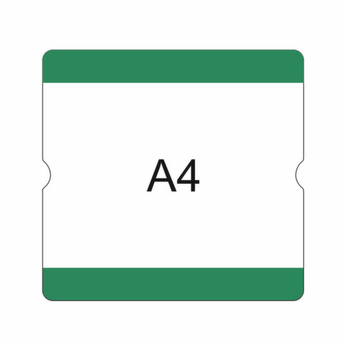 EICHNER Selbstklebende Beschriftungstasche, grün Standard 1 L