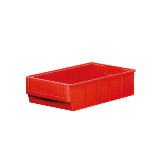 Regalkasten Profi gewellter Boden, rot, Tiefe 300 mm Standard 1 L