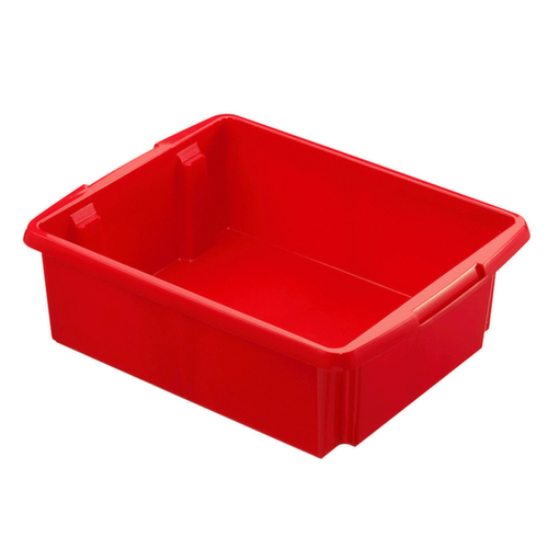 Leichter Drehstapelbehälter, rot, Inhalt 17 l Standard 1 L