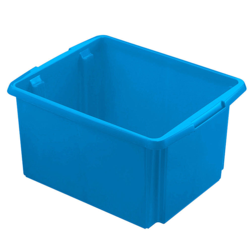 Leichter Drehstapelbehälter, blau, Inhalt 32 l Standard 1 L
