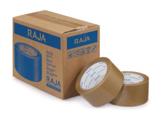 Raja PVC-Packband für Pakete bis 30 kg, Länge x Breite 66 m x 50 mm Standard 2 L